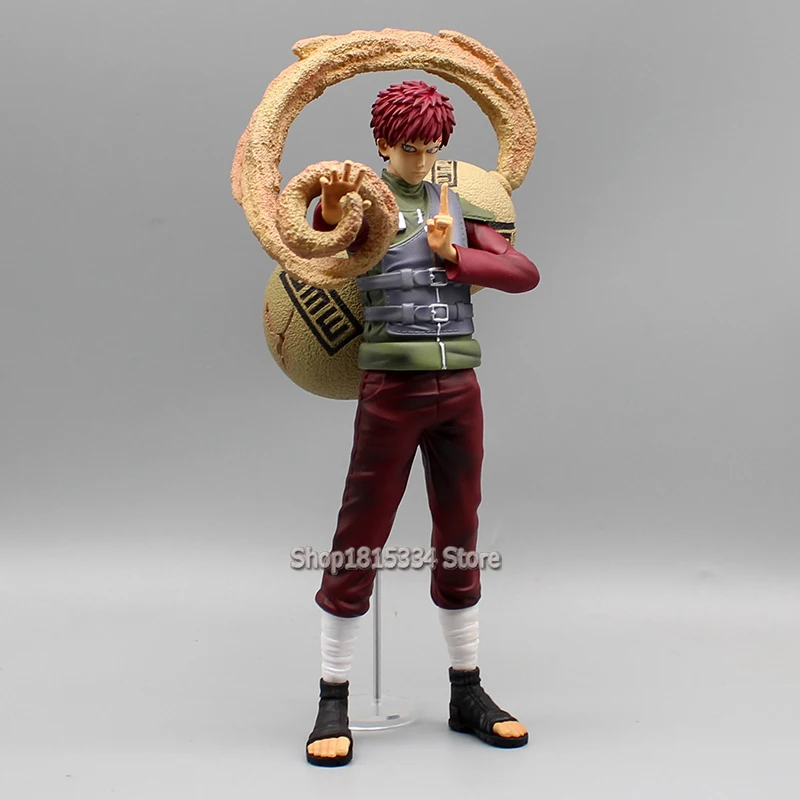 Gaara Naruto Tempesta di sabbia Figure GK Gaara Action Figures 28 cm PVC NARUTO Figurine Collezione Giocattoli Modello Decorazione Regali