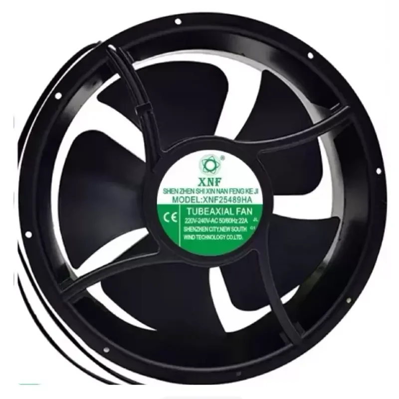 For XNF25489HA 220V-240VAC 25489 All-metal high temperature round AC axial flow fan