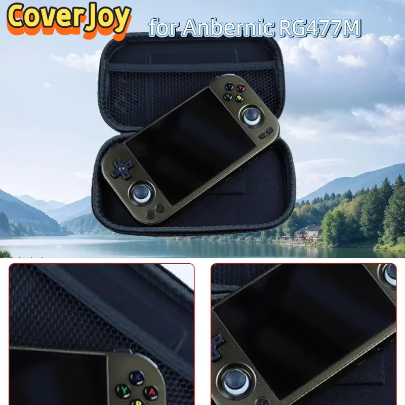 CoverJoy Metal Case for RG477M Console Shockproof Portable Organizer Bag with Handle Durable Gaming Accessories