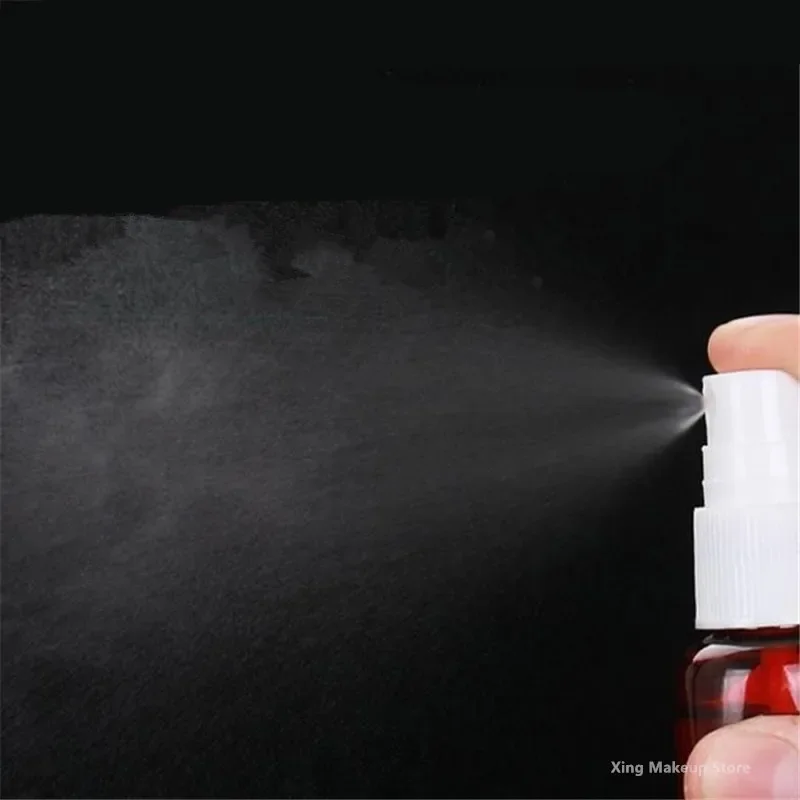 50PCS 10/20/30/50/100ml Brown PET Plastic Empty Spray Bottle Refillable Bottles Perfume Atomizer Fine Mist Alcohol Bottle