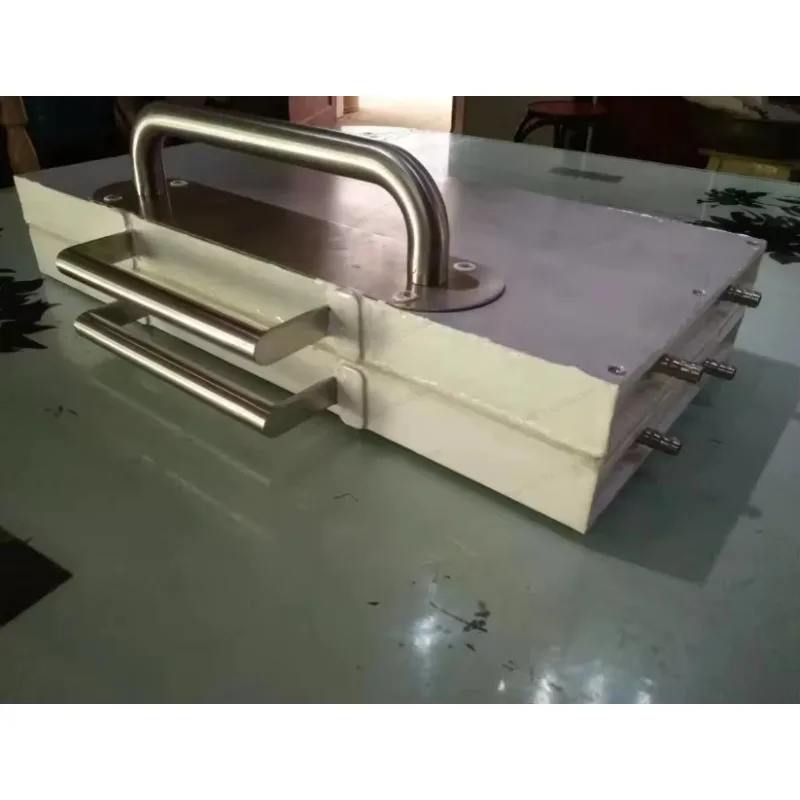 Hand Press Beeswax Foundation Machine, Water Cooling Beeswax Mold for Beekeeping Honeycomb Base Sheet Making