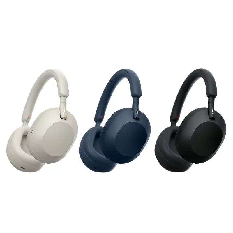 Original Sony WH-1000XM5 casque stéréo sans fil antibruit Bluetooth sur l'oreille appels cristallins batterie haute résolution 30h 3