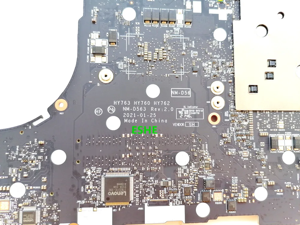 Imagem -05 - para Lenovo Legion 716achg6 Computador Portátil Placa-mãe com r7 5800h Cpu Rtx3060 Gpu 6g Ram Ddr4 100 Totalmente Testado Nm-d563