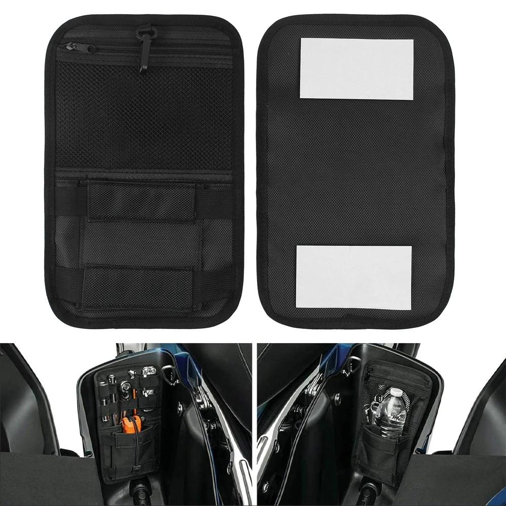 

Мотоциклетная седельная сумка-органайзер, жесткие сумки, чехол для хранения для Harley Touring Street Glide Electra Glide 1980-2023 2022