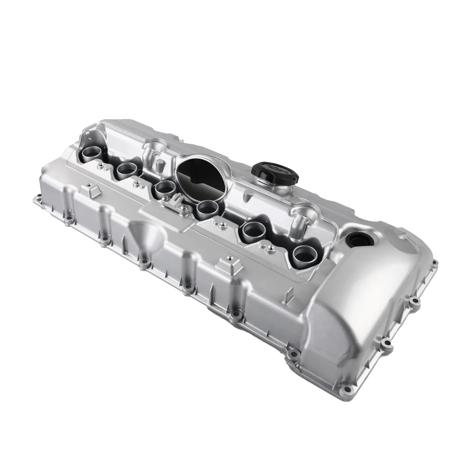 Upgraded Aluminum Engine Valve Cover For BMW 325i 325xi 330i 330xi Z4 2006, 525i 525xi 530i 530xi, 3.0L L6, Replace# 11127548274