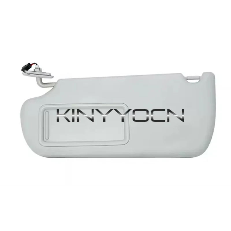 حاجب من الشمس للسيارة باللون الرمادي لـ FAW Besturn X80 2017 2018 حاجب شمس جانبي مع مرآة مع ضوء #4