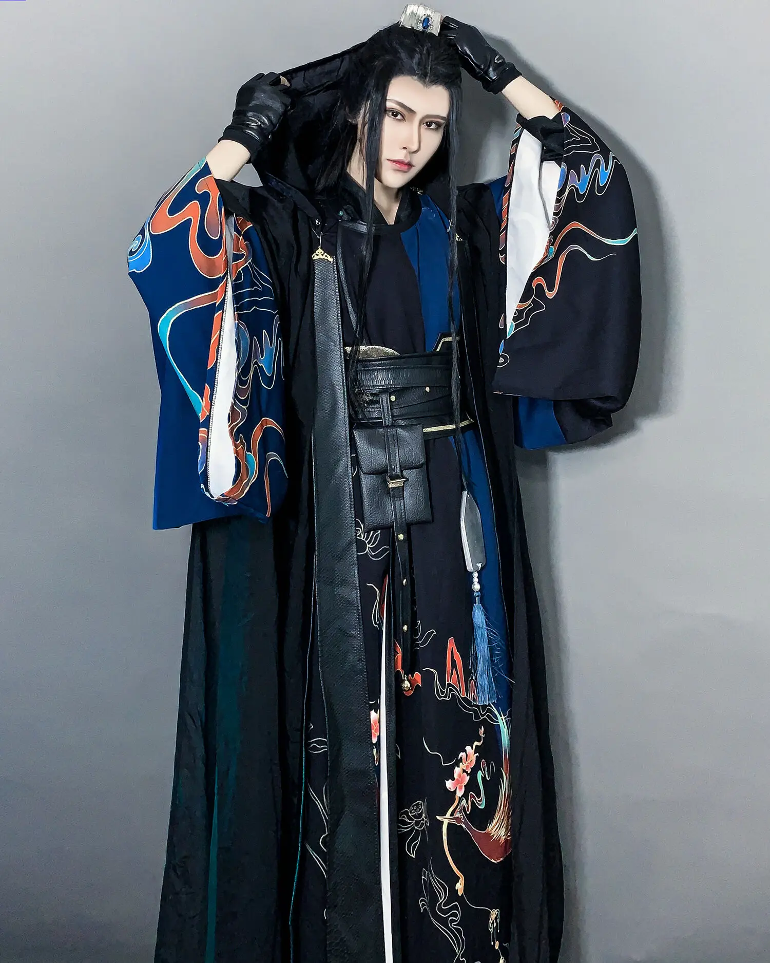 Er Ha y su gato blanco maestro Guyun Changgeng ganador Cosplay disfraz Changgu Moran Cos vestido Han Fu Halloween