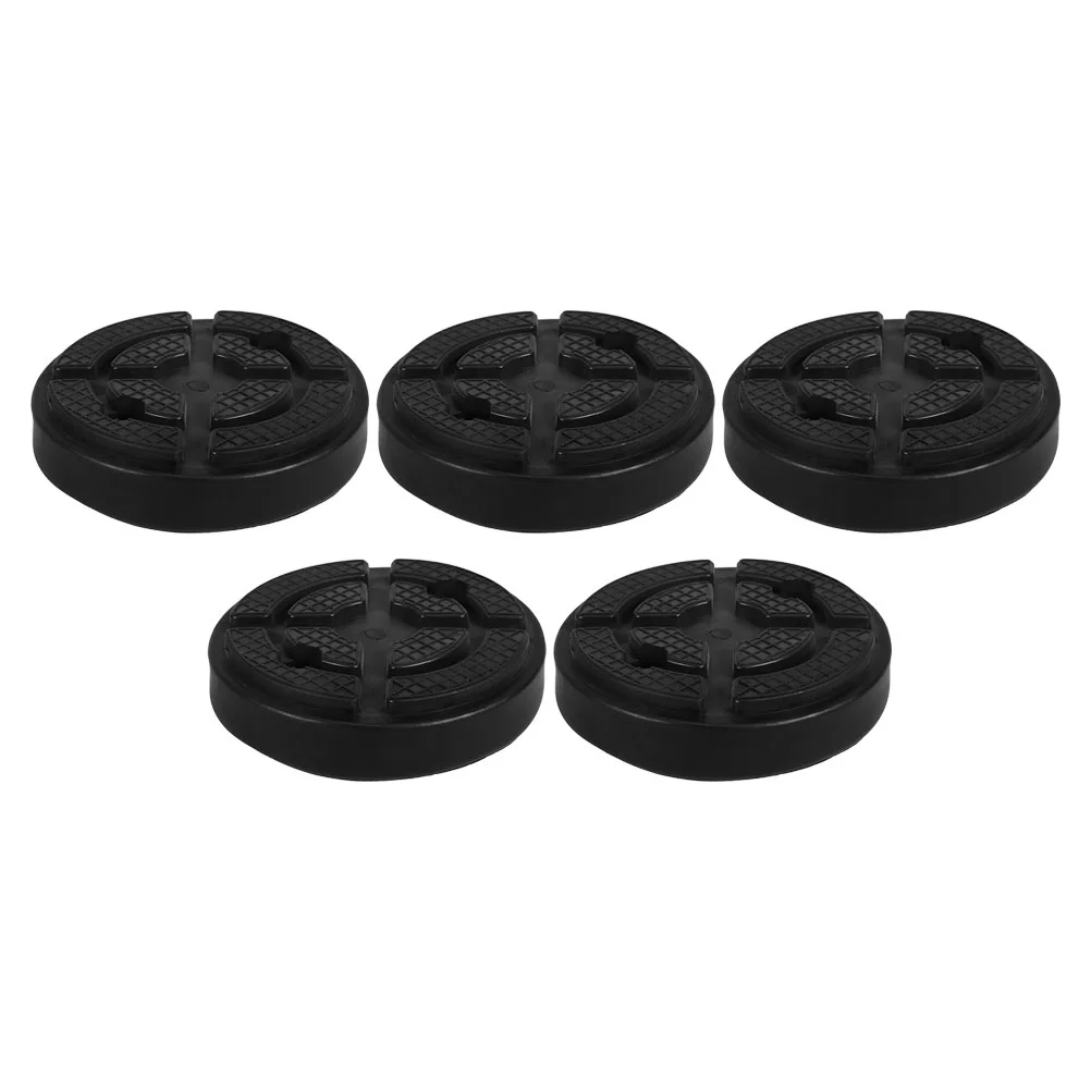 

5 Pcs Lift Rubber Pad Accessories Jack for Trucks Extension Slotted Frame Adapter Rail Protector Universal