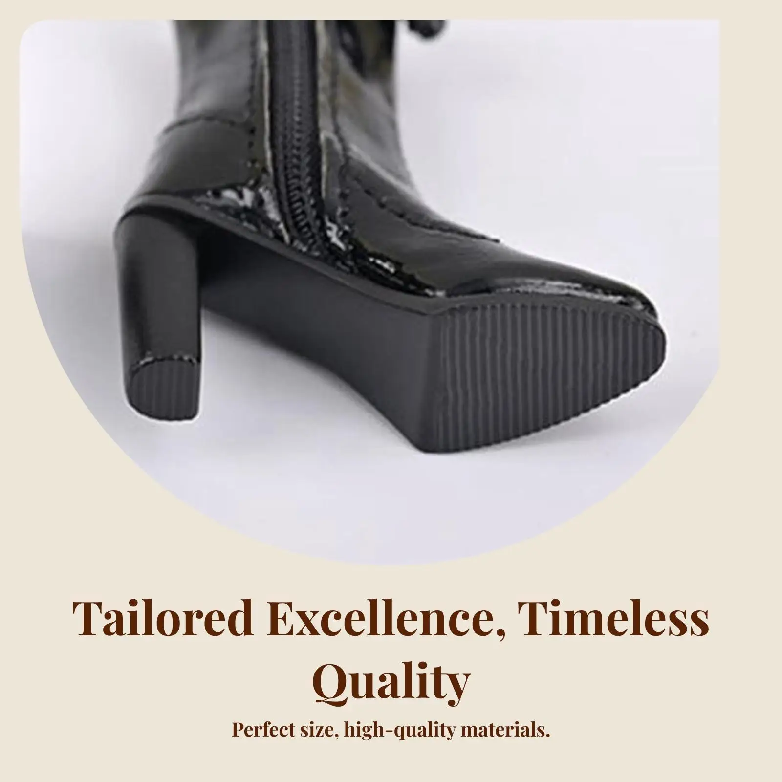 1/6 مقياس النساء الشكل أحذية بوت قصيرة صغيرة خلع الملابس المحمولة الدعائم عادية لينة دمية كعب الأحذية للإناث عمل الشكل