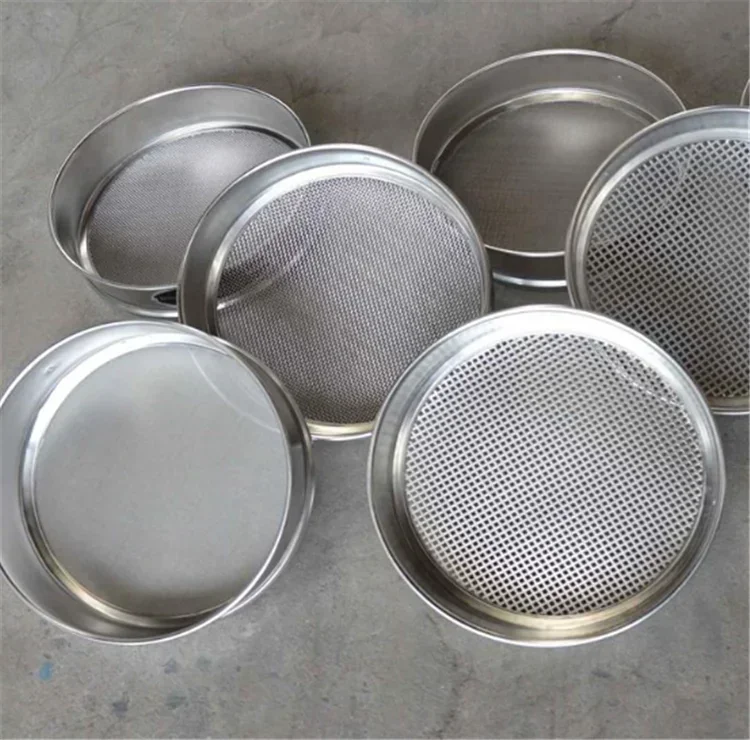 Diameter 10cm 15cm 20cm 30cmStainless Steel Mesh Sieve Set/soil Sieve Set