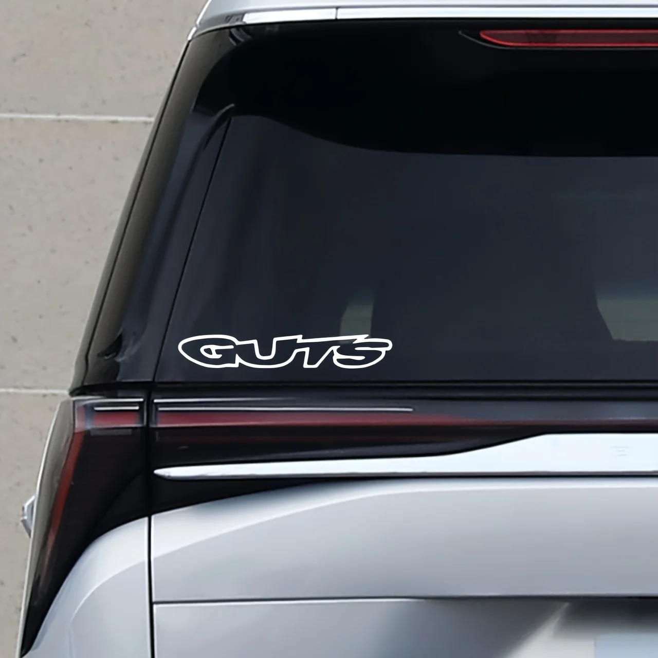 1PC "GUTS" Text Stickers, Waterproof Vinyl Decals for Vehicles image 5