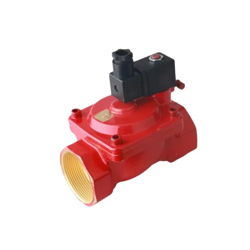 16 kg Pilot Type High Pressure Solenoid Valve Manual Integrated 0927 Fire Equipment Solenoid Valve