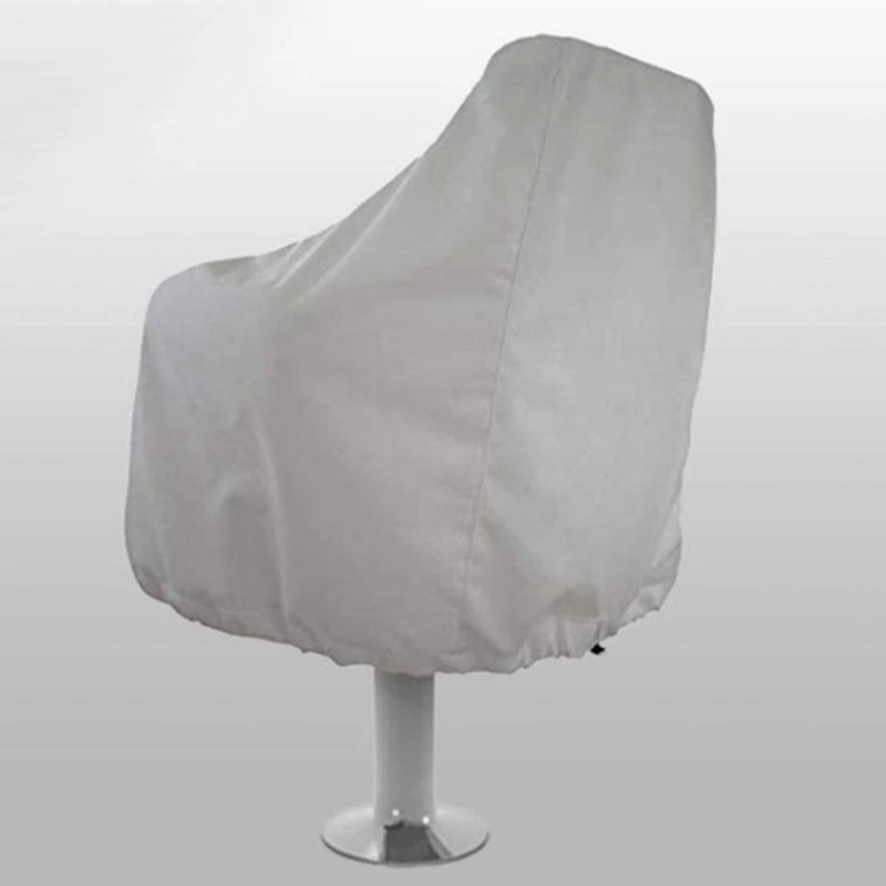 4X Boat Seat Cover, Outdoor Waterproof Pontoon Captain Boat Bench Chair Seat Cover, Chair Protective Covers