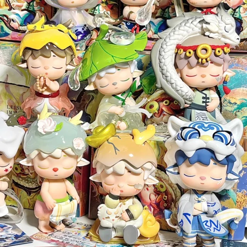 

Mimi Leisurely Fairy Series Blind Box Toys Cute Manual Action Figure Mysterious Box Model Girl Birthday Gift Desktop Decorations