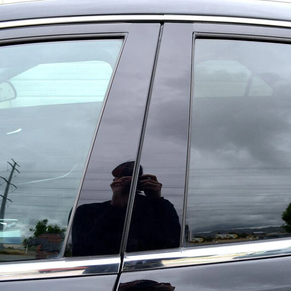 

Stylishly Transform Your For KIA Forte K3 2019 2023 with Glossy Black Door Pillar Post Side Cover Trim Set of 6