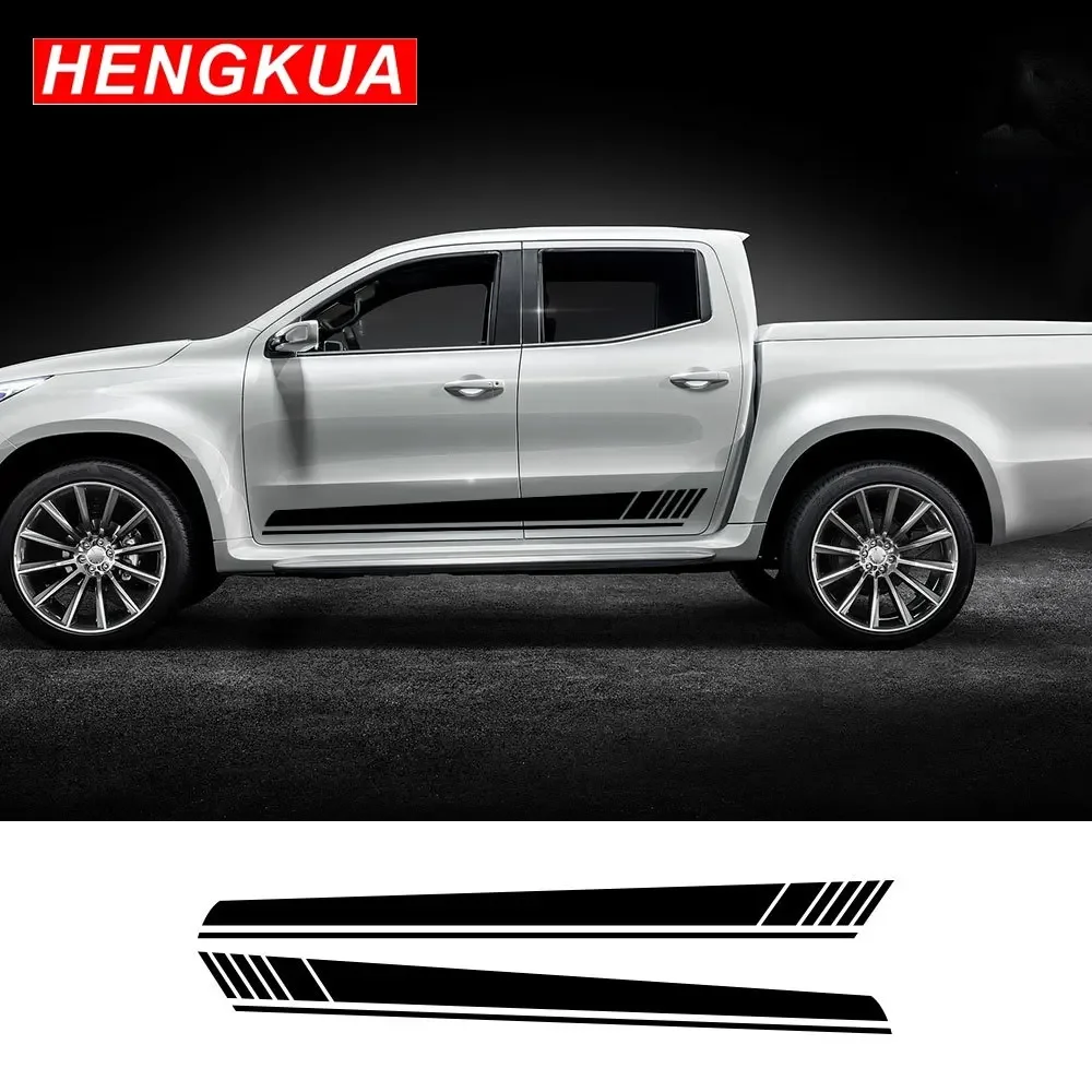 Per Mercedes-Benz Classe X Adesivi per auto Pickup Porta Gonna Strisce Decalcomanie laterali Vinile Decorazione personalizzata Copertura Accessori per sintonizzazione automatica