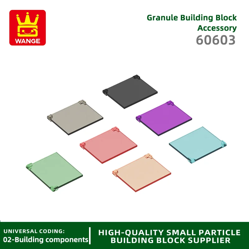 Wange 60603 100g/91PCS Window Glass 1x4x3 Building Blocks MOC House Compatible with Brick Children Toys Gift Box