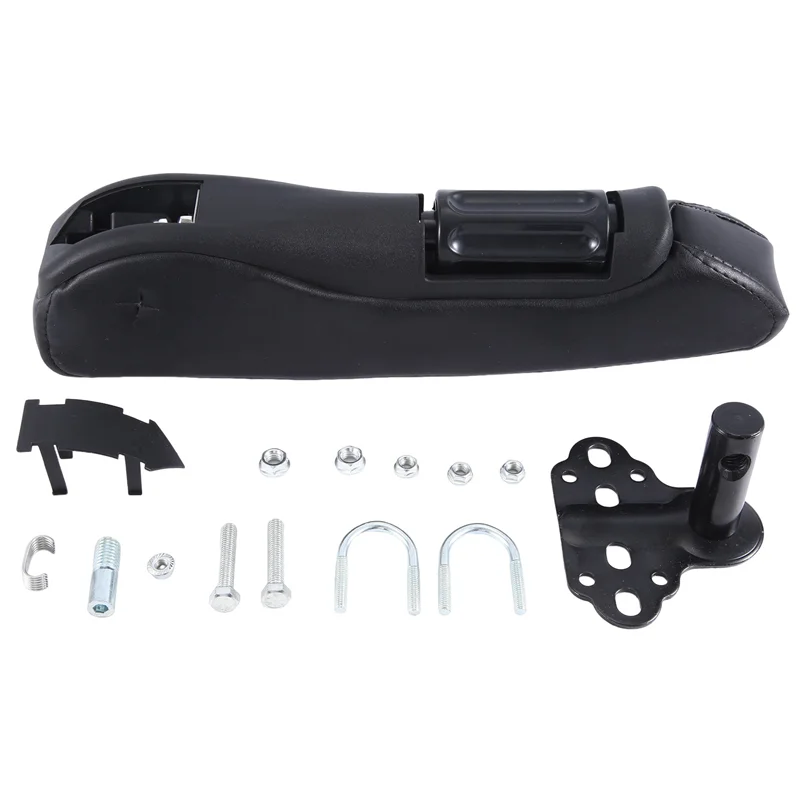 شاحنة مسند الذراع العالمي مقعد قابل للتعديل سيارة مركز وحدة التحكم الذراع بقية صندوق الملحقات الداخلية الجلود الجانب الأيمن أ #5