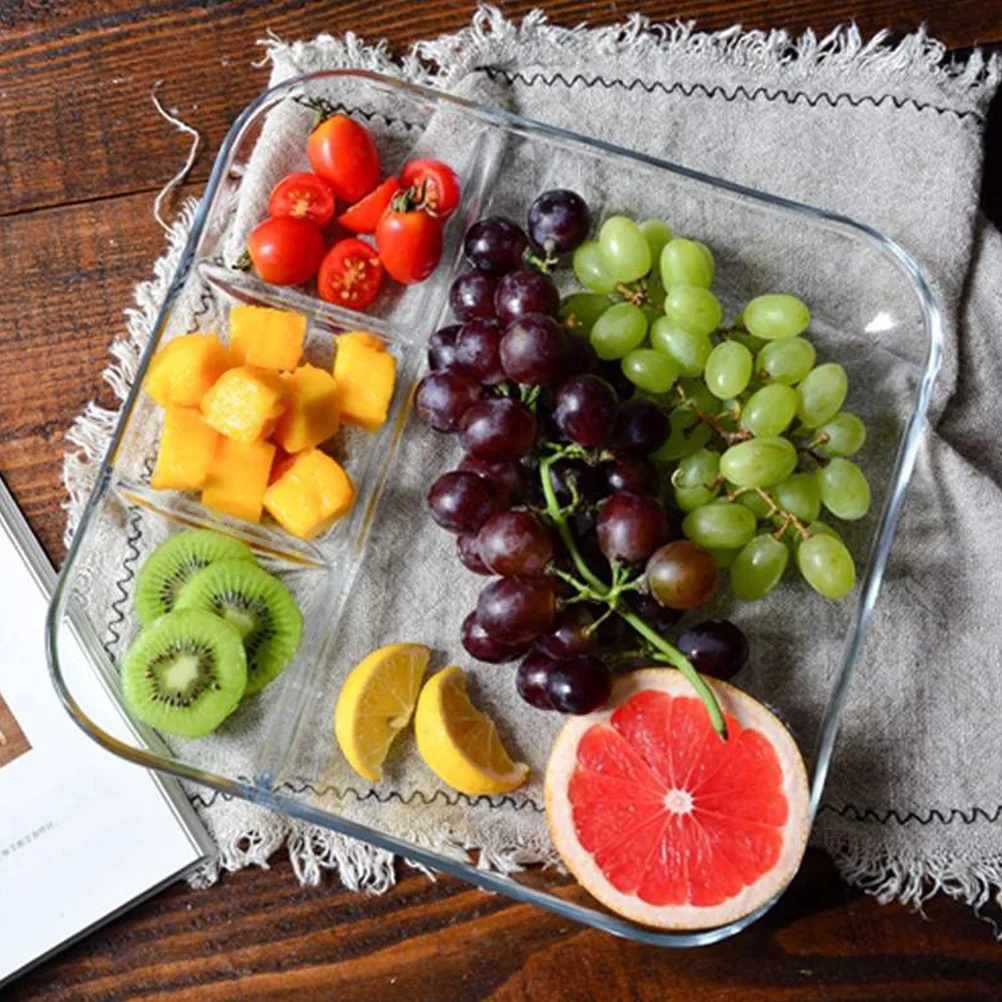 

1Pcs Versatile Glass Dumpling Plate Dipping Sauce Dish Well-Designed Practical Dining Dumpling Dish Creative Plate