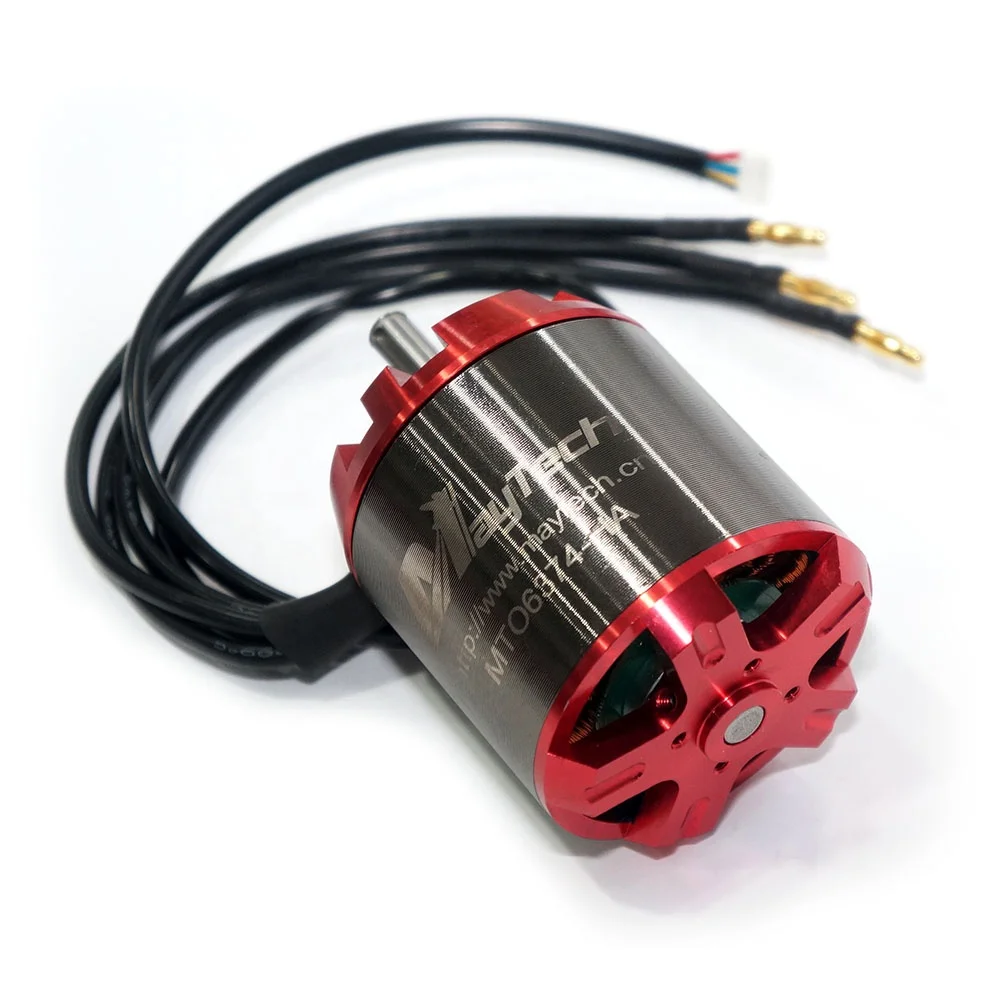 Maytech 6374 190KV مستشعر كهربائي Bldc موتور 3500 واط للوحة التزلج الكهربائية Elongboard
