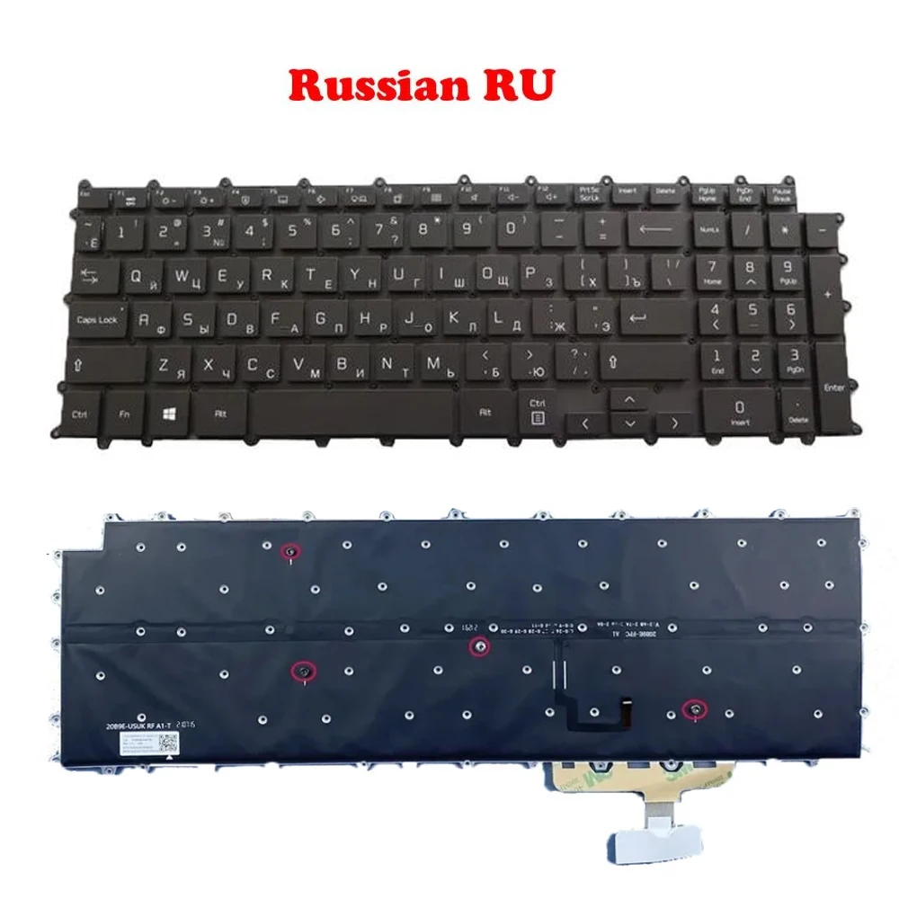 

XIN-Russian Backlit Laptop Keyboard For LG 17Z90Q 17ZB90Q 17ZD90Q 17Z90Q-G 17Z90Q-K 17Z90Q-R 17Z90Q-R.AAS8U1 17Z90Q-GA5WK