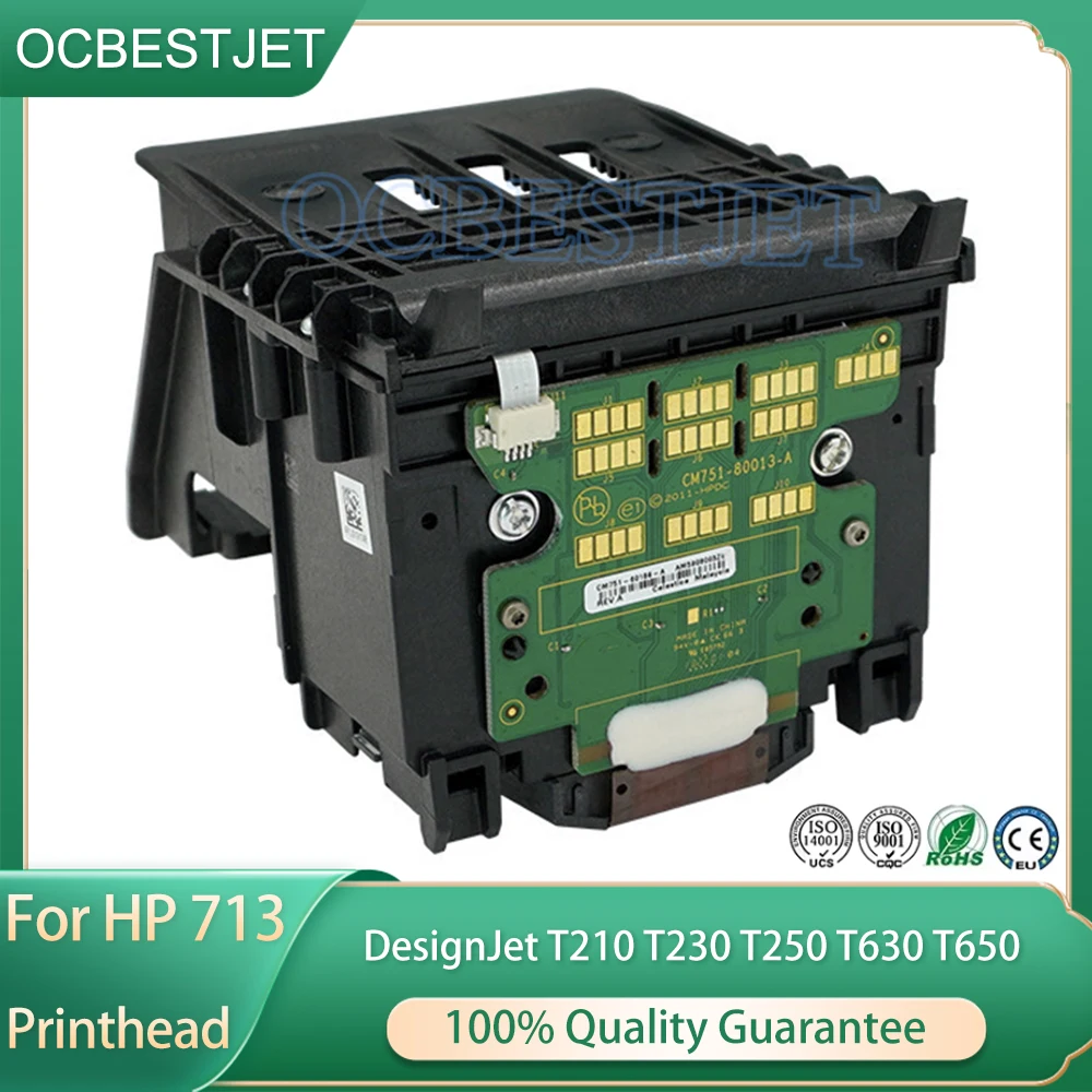 For HP 713 Printhead Compatible for HP DesignJet T210 T230 T250 T630 T650 Studio Plotter Printer 3ED58A Replacement Head