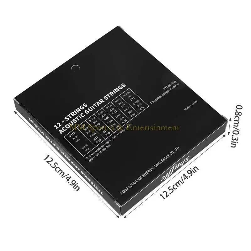 31be 12pcs سلاسل الغيتار الصوتية لـ 12 إكسسوارات الغيتار الكلاسيكية #6