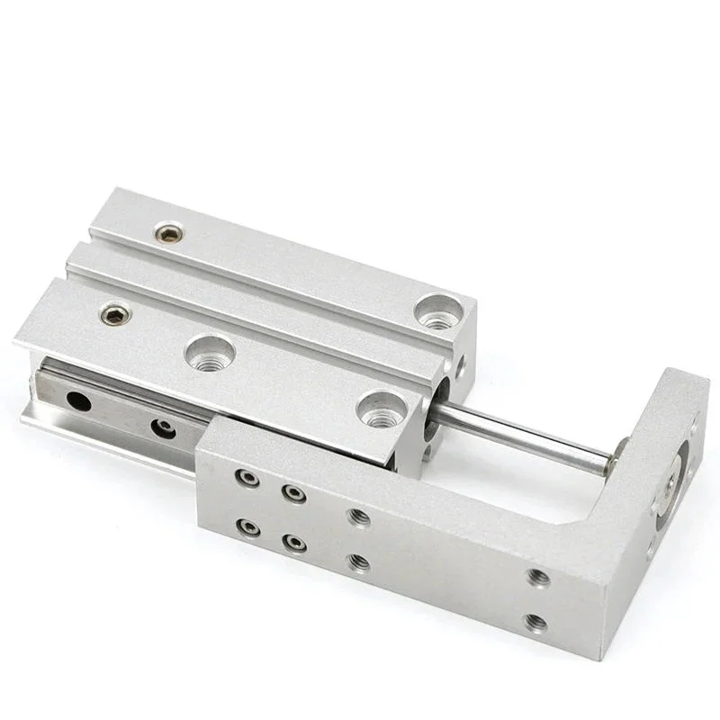 MXH/HLH Rail Cylinder MXH6 MXH10 MXH16 MXH20 SMC Type Precision Pneumatic Cylinder Linear Side Rail Guide Rod Cylinder MXH6-10