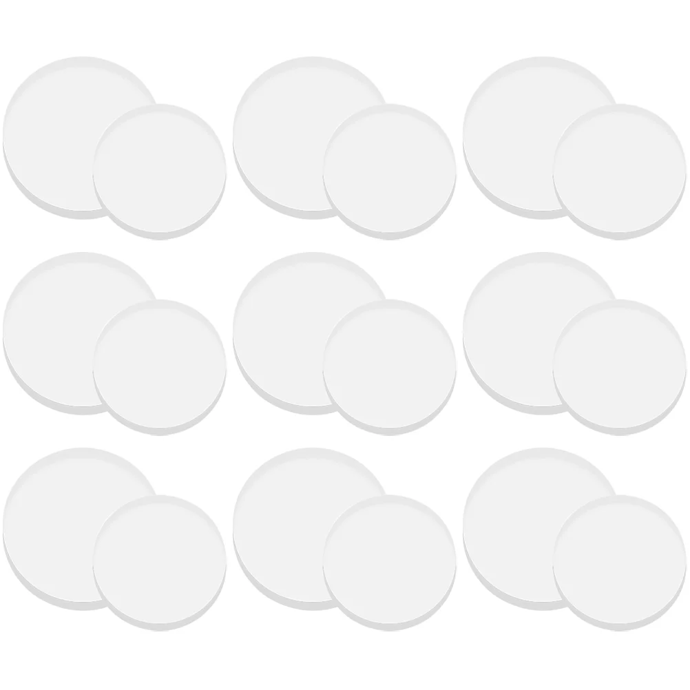 20 Pcs Glass Non-Slip Gel Pad Floor Protectors for Chairs Top Stoppers Desk Spacers Clear Bumpers Furniture Table Mat