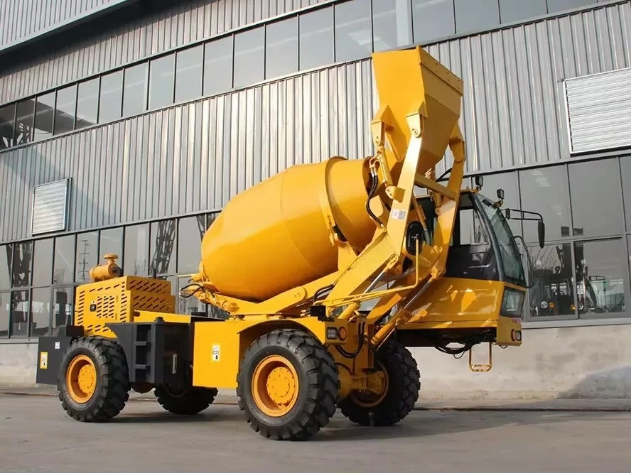 4m3 Self-loading Concrete Mixer Concrete Mixer Truck Machine With High Quality