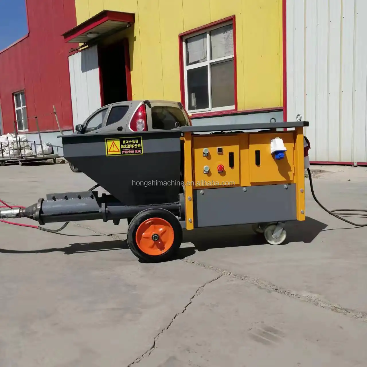 

Automatic Electric Plastering Plaster Machine For Wall Cement And Sand White Concrete Mortar Stucco Spray Spraying Machines