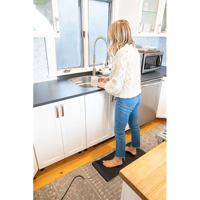 Grounding Mat Earthing Foot Mat EMF Recovery Grounded Cord To Improve Inflammation Reconnect to The Earth 40x60cm For Home  ﻿