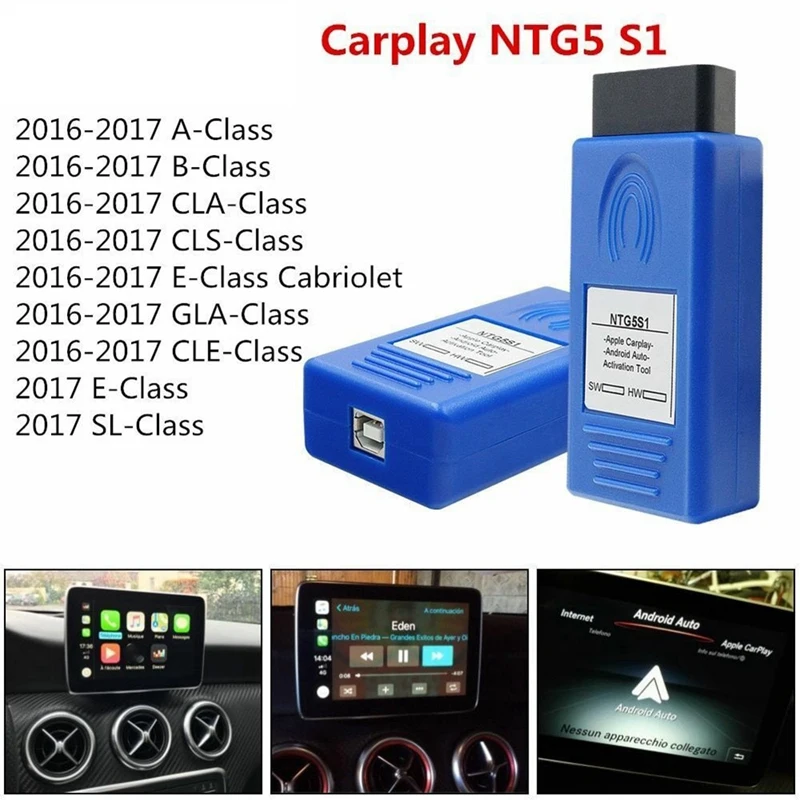 For Apple Carplay NTG5ES2 Android Auto NTG5S1 Activation Tool For Mercedes/Benz NTG5 S1 NTG5ES2