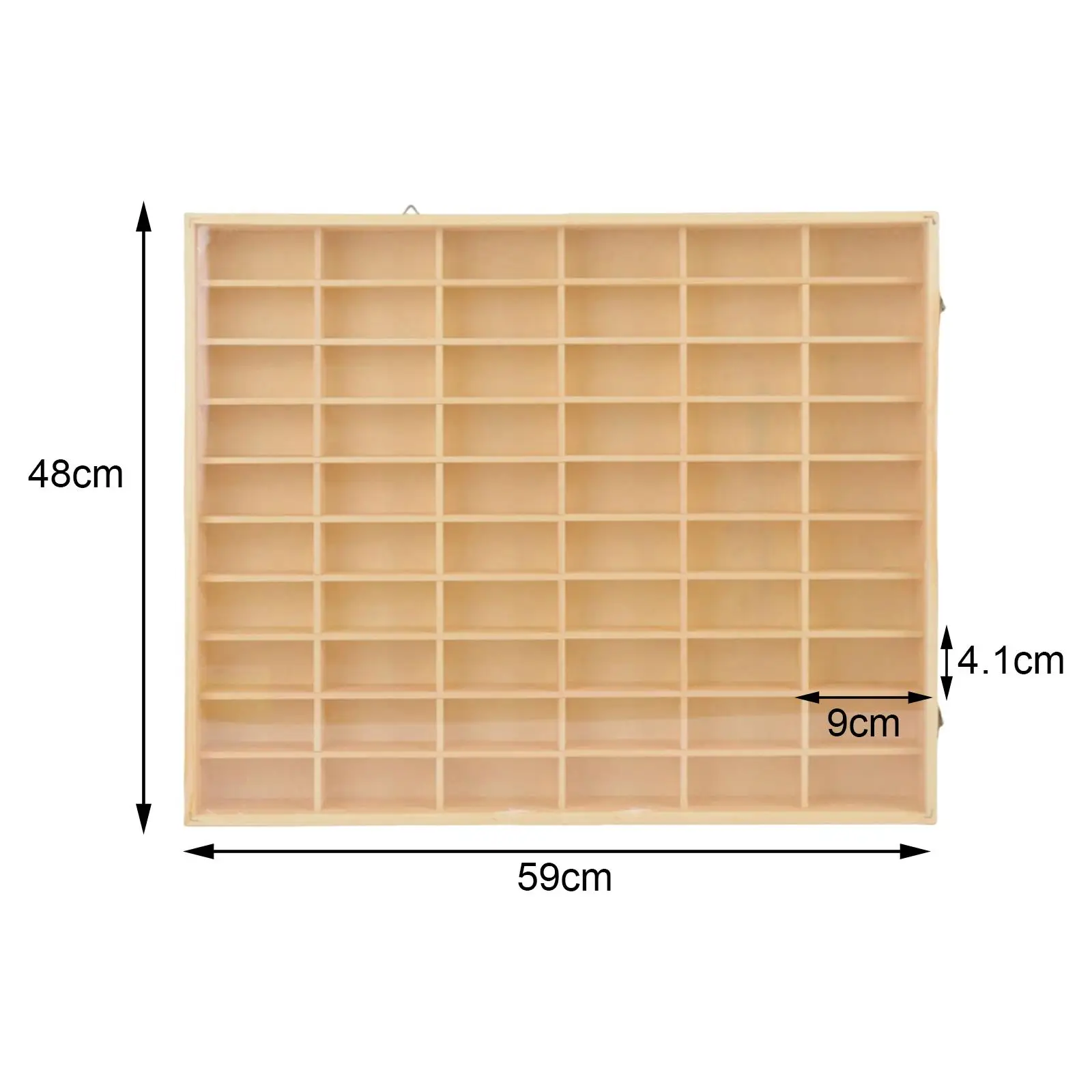 Wooden Multi-Grid Box Car Storage Display Box Hand-Held Storage Box Multi-Layer Display Cabinet Wall Toy Display Rack