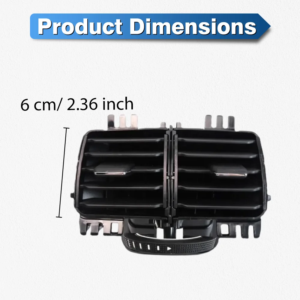 5TD819203, 5TD 864 298 Rear Center Armrest Box Air Vent Grille Outlet AC Air Conditioning Assembly For VW Touran L 2016-2021