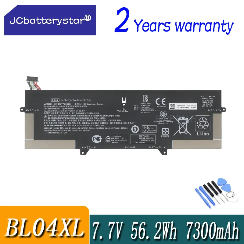 JC BL04XL Laptop Battery For HP EliteBook X360 1040 G5 G6 Series HSTNN-UB7N HSTNN-DB8M L07041-855 L07353-2C1 L07353-241