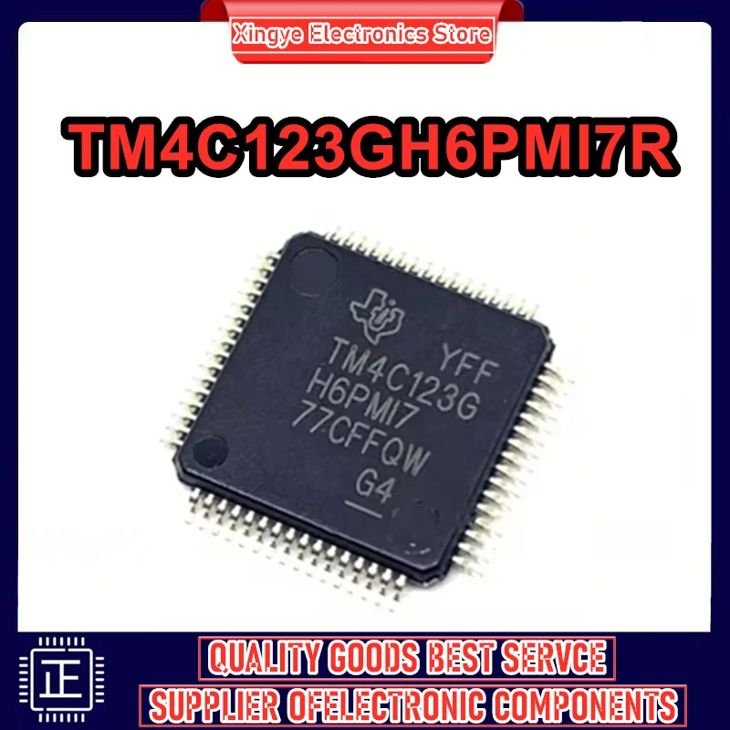 Pacote de chip microcontrolador de 32 bits TM4C123GH6PMI7R LQFP-64 original genuíno