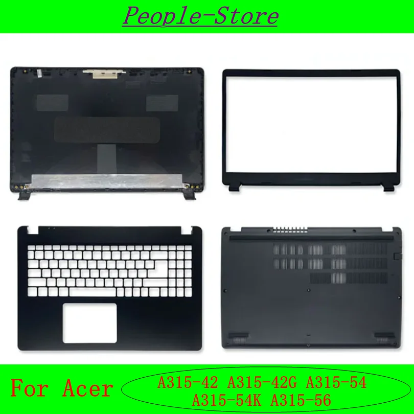 

Для Acer Aspire 3 N19C1 A315-42 A315-42G A315-54 A315-54K A315-56 EX215-52 ЖК-дисплей задняя крышка петли безель корпус серый черный