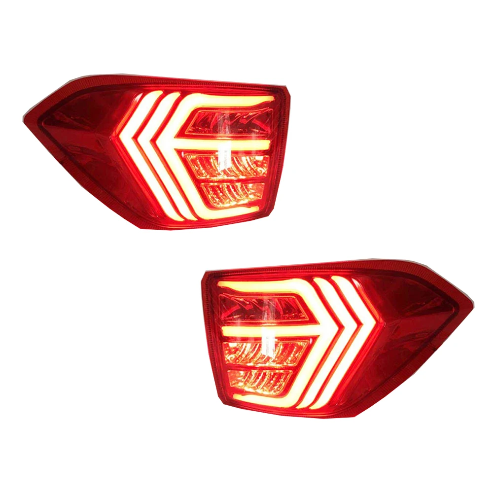 2Pcs Exterior Modified LED Rear Lamp Light With Driving Light Brake Light Turn Signal Fit For 2019 Ford Ecosport 2013 - 2018