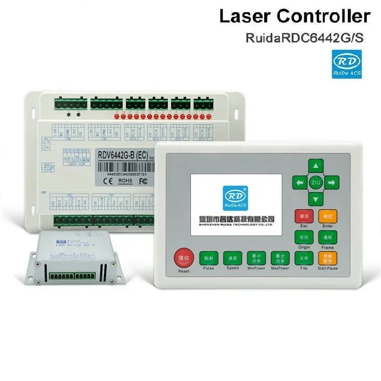 YONGLI Ruida 6442g 6442s Panel Control System Co2 Laser Controller for K40 Laser Engraving Machine