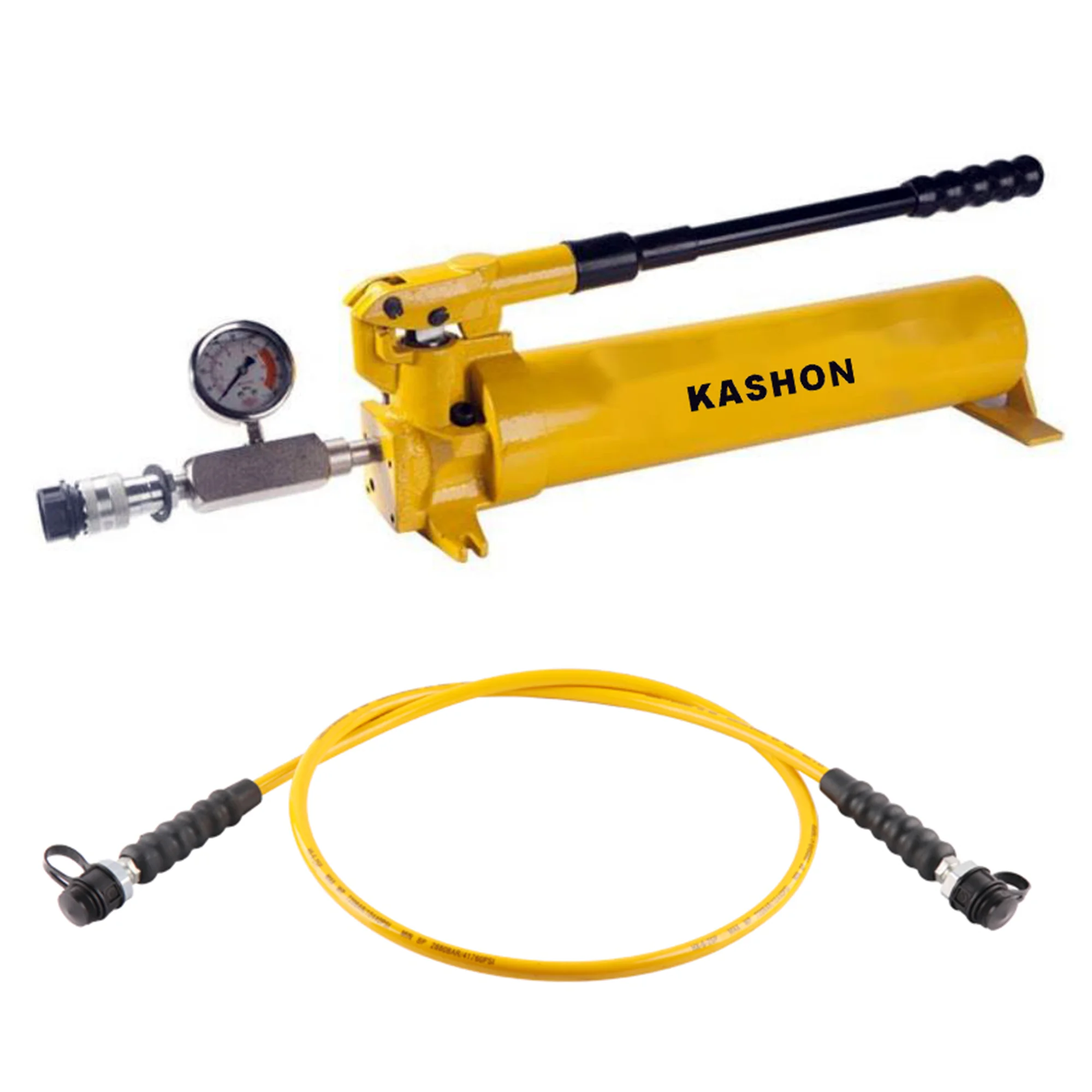 Complete Set P-80, 2200ml Oil, Single-acting Two Speed Hydraulic Hand Pump Manual Pump