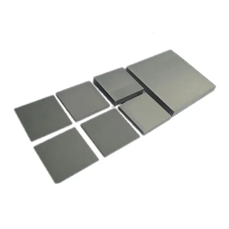 Silicon Carbide Ceramic Plate 50x50x1mm / 2mm / 3mm / 4mm / 5mm / 10mm Customize High Purity Precision Sic Sheet