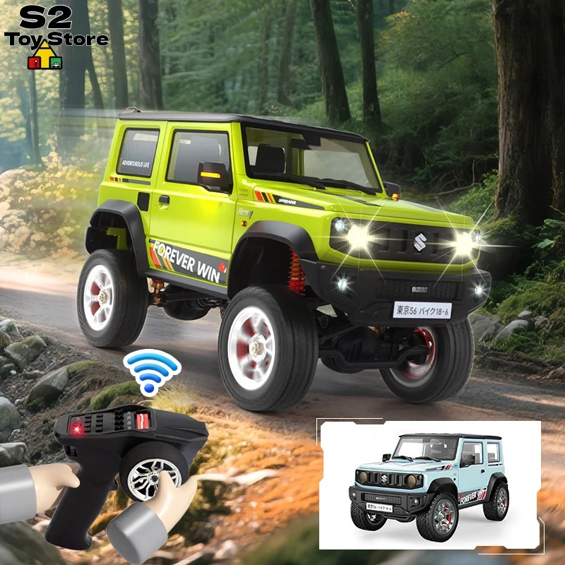 

HengGuan HG4-210 1:16 Jimny 4WD RC Off Road Car Full Proportional With LED Lights Horn Smoke Effect For Kids RC Enthusiasts