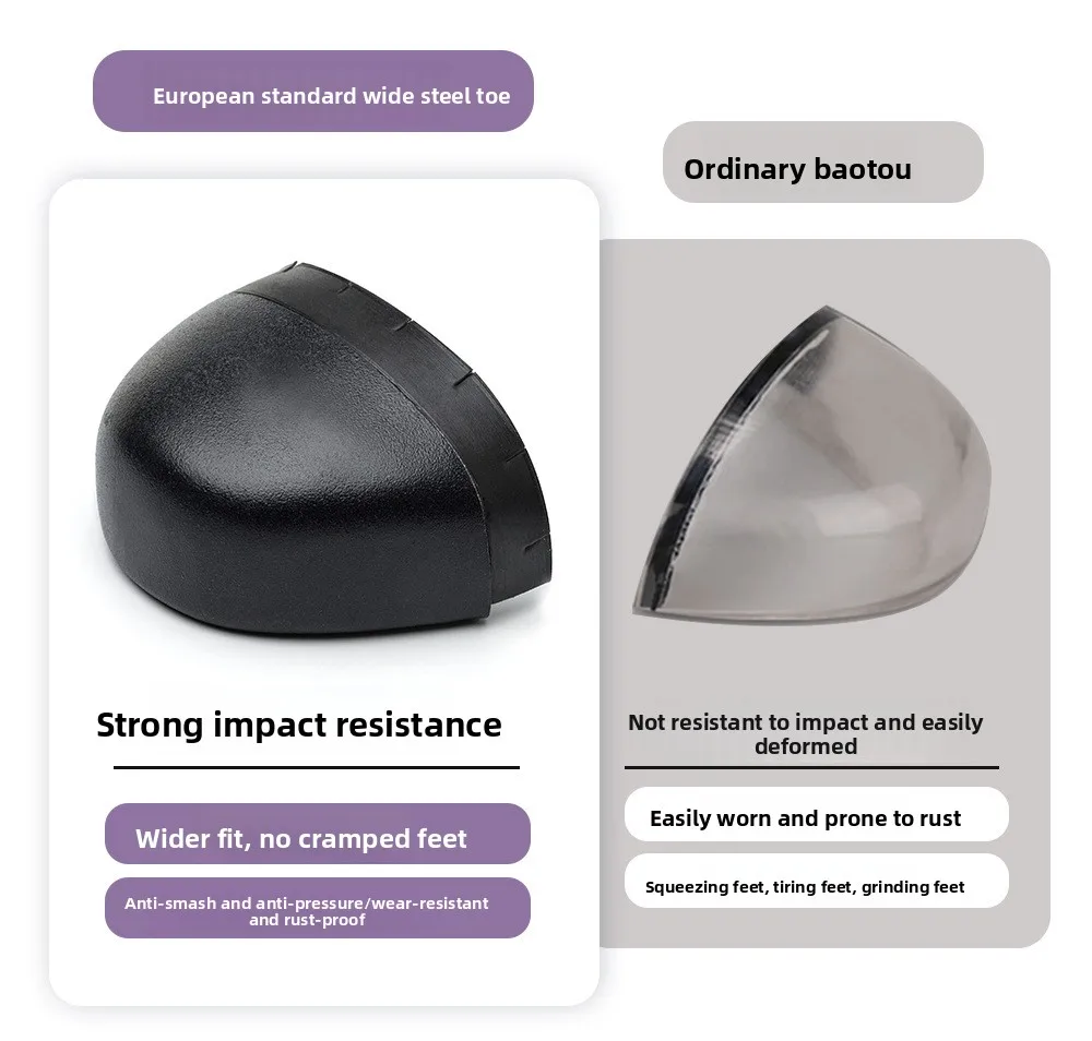 أحذية السلامة للنساء للعمل أحذية السلامة الصلب تو حذاء واقي الصلب تو أحذية امرأة الفتيات سلامة البناء 35-42