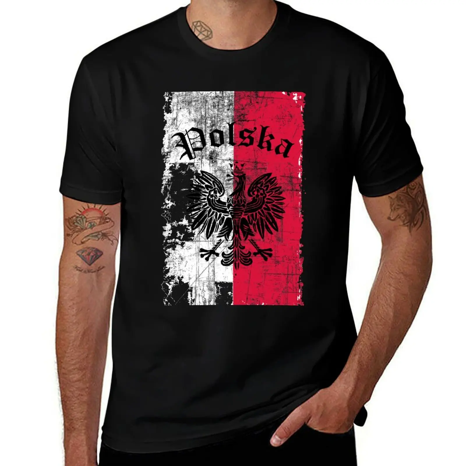 Polska T-Shirt Comfortable Daily Wear Tee T-Shirt