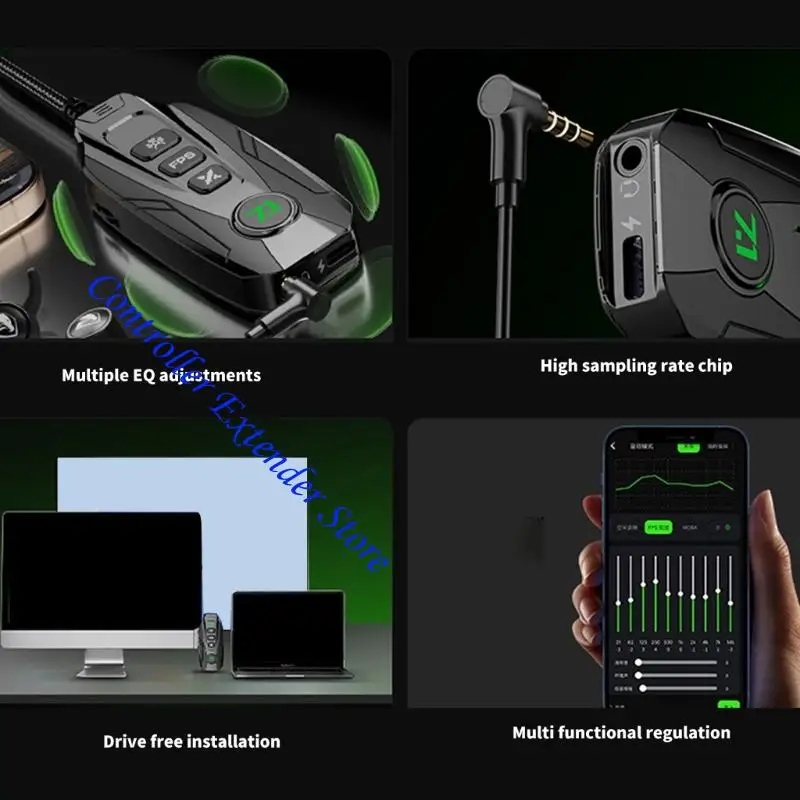 N84B USB Mini Sound Card 7.1 قناة الصوت المحيطي الخارجي للكمبيوتر