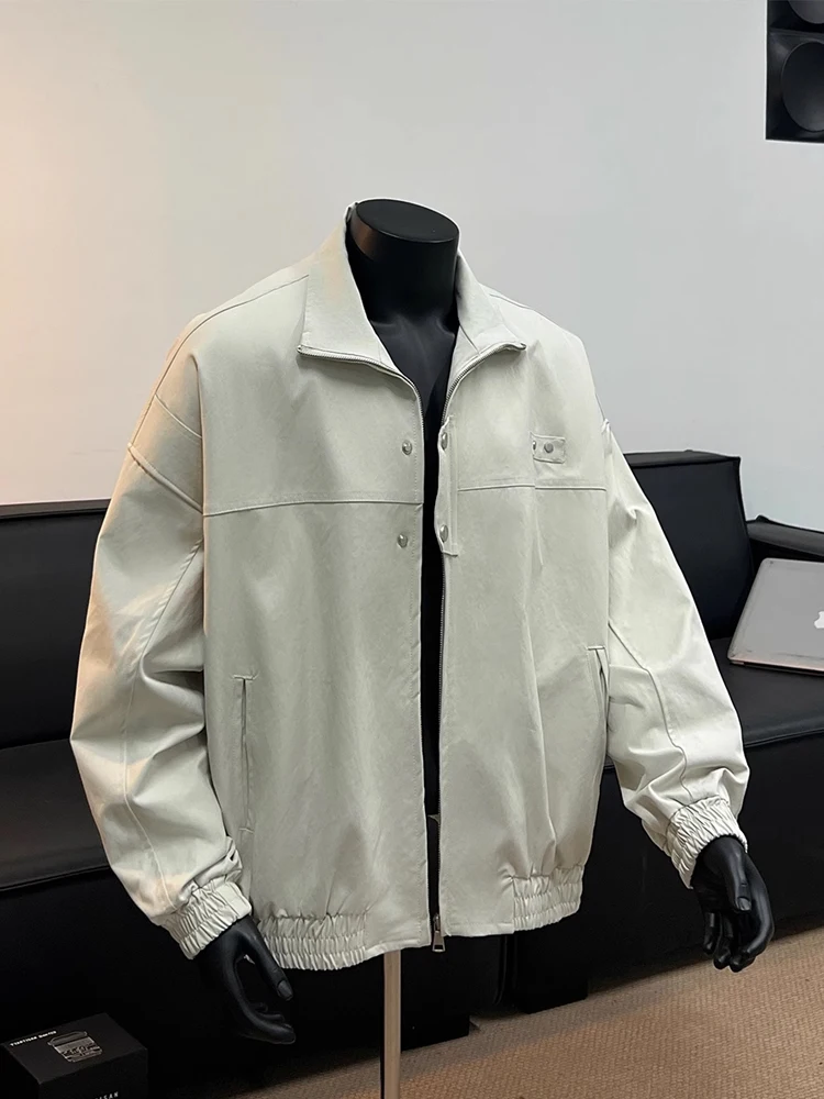 

Cool Men's Pilot Jaet Loose Fit Warm Thiened Autumn Winter Outerwear Cleanfit Sli Haome Zipper Closure ort Sle