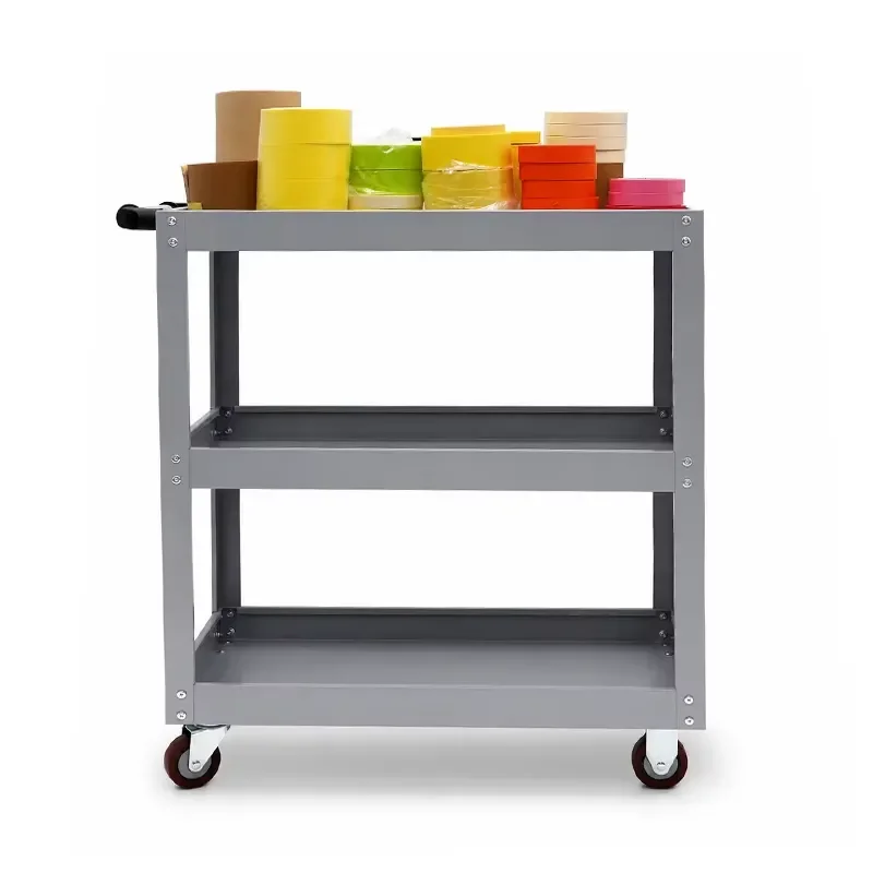 Factory Direct 3 Layer Metal Tool Cabinet Heavy Duty Thickened Hardware Storage