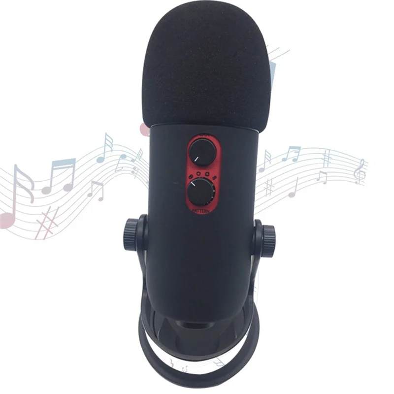 GO-Foam Microphone Windscreen For Blue Yeti Yeti Pro Condenser Microphone Cover -Filter Mic Cover Windshield