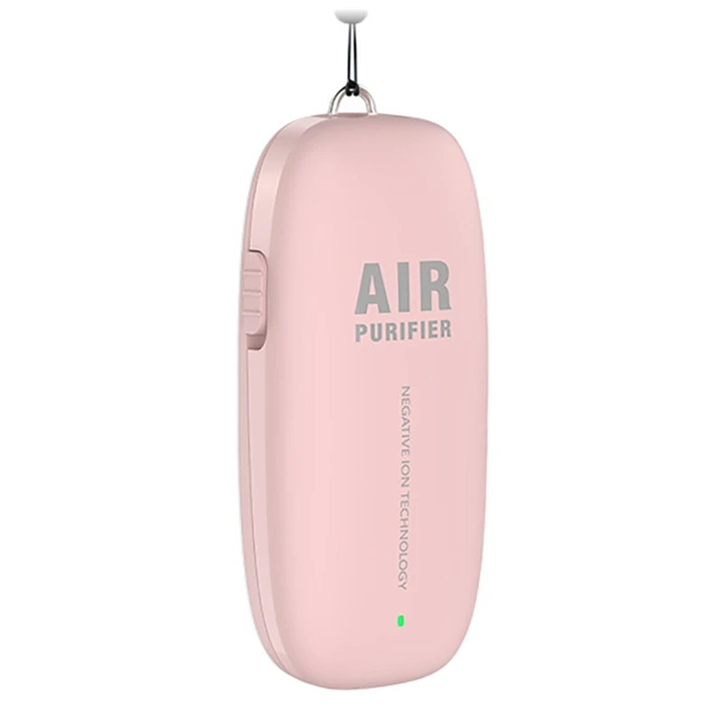 

150 Million Negative Ion Air Purifier Personal Wearable Mini Portable Ionizer 1000Mah Battery Car Air Freshener